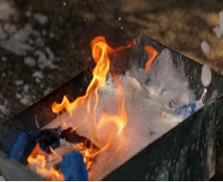 Operation of Fire extinguisher