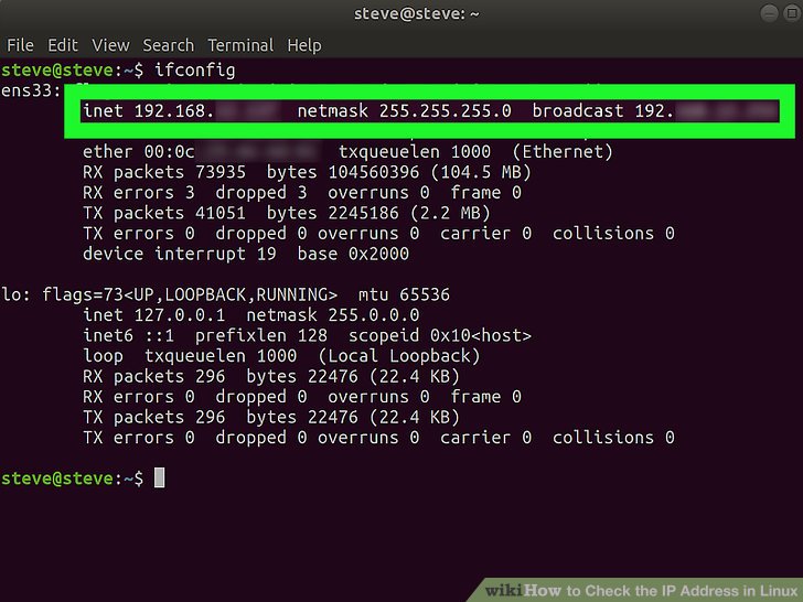 command to find mac address linux