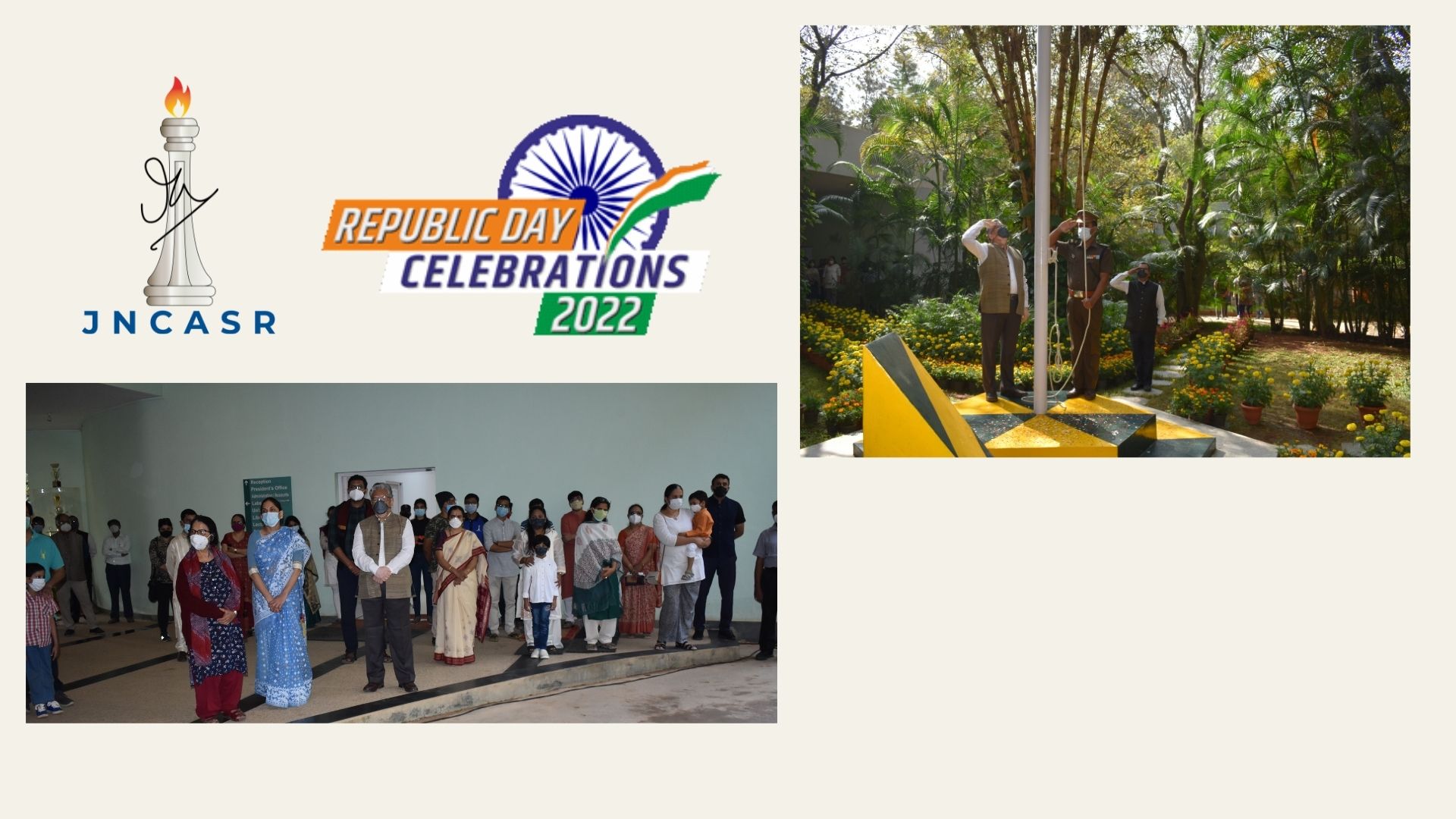 republic day celebrations at JNCASR