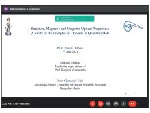 Heartiest Congratulations to Ms. Mahima Makkar for successfully defending her Ph.D. thesis.